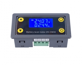 Coulometer Meter Lead-acid Battery Voltage Monitor, Battery Capacity Monitor 30A Charge/Discharge Controller 6V-60V LCD Display
